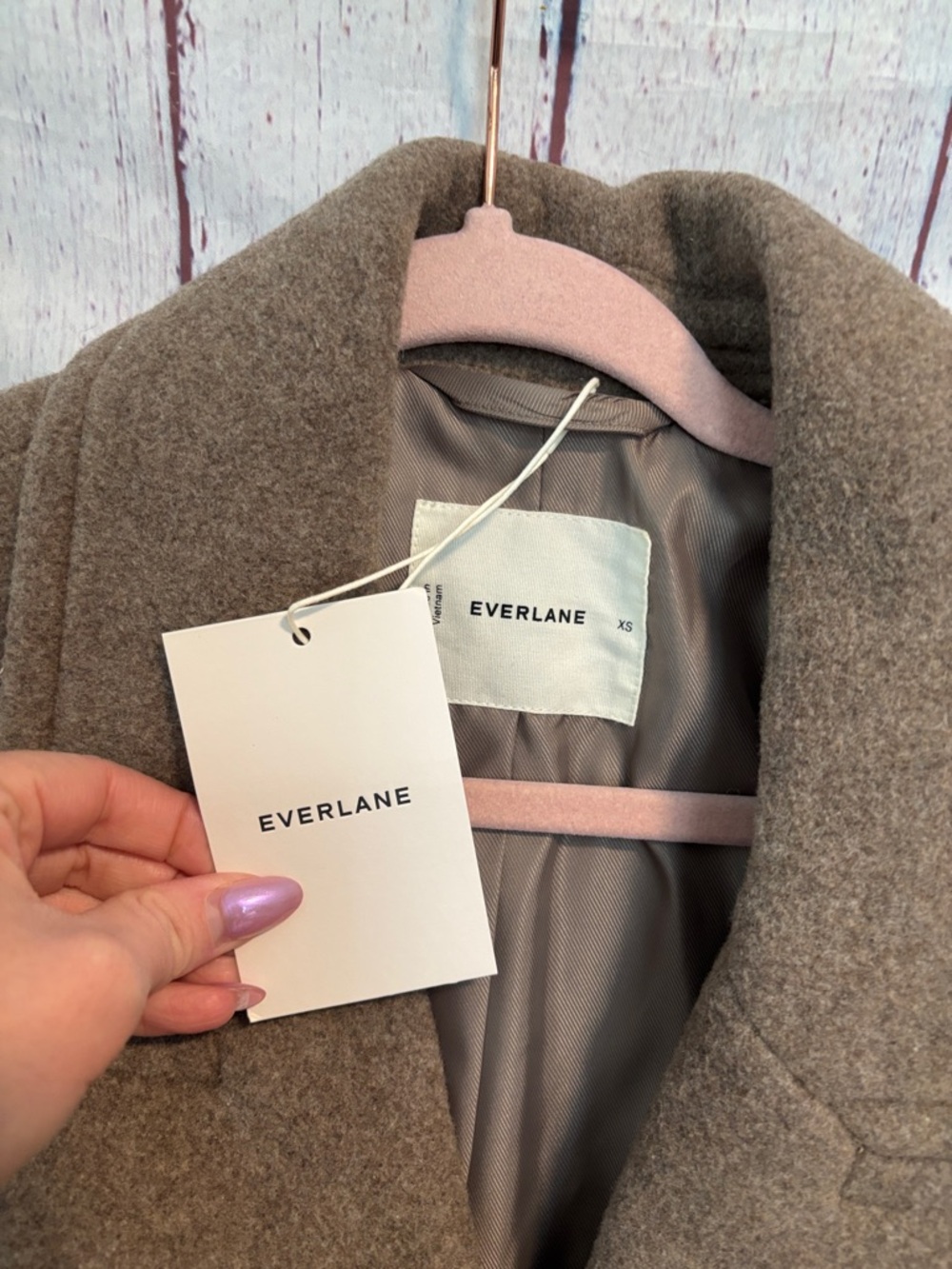NWT Everlane The Double-Breasted Coat in Wool - Picture 13 of 16